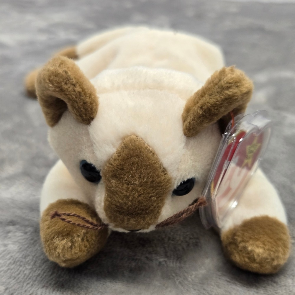 Ty Beanie Baby Snip Siamese Cat 1996‎ Vintage Plush Stuffed Animal Toy with Tags